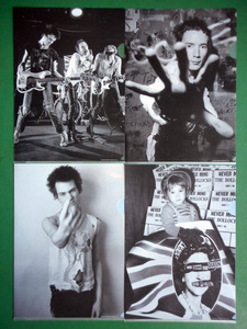 【クリアファイル】DESTROY Sex Pistols Photo Exhibition by Dennis Morris【4枚セット/2004年】