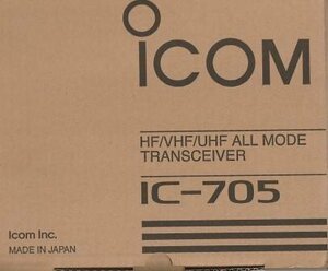 ICOM IC-705 HF/VHF/UHFオールモードトランシーバー アマチュア無線ショップ正規販売品 新品 保証書付き