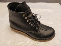 レッドウイング REDWING 8165 プレーントゥ黒レザー　6インチ（25.5cm）インナーソール付き_画像7