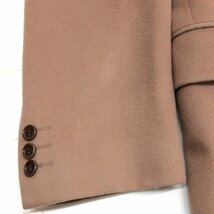 ◆伊製 CERRUTI 1881 チェルッティ カシミヤ混 チェスターコート 50(XL相当) キャメル カシミア イタリア製 特大 大きい 2L LL セルッティ_画像6