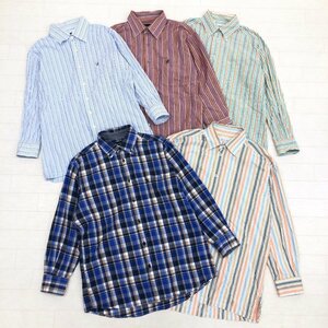 ●THE SCOTCH HOUSE / SIMPLE LIFE / LYLE&SCOTT シャツ 5点セット M まとめ売り 柄シャツ 国内正規品 メンズ 紳士