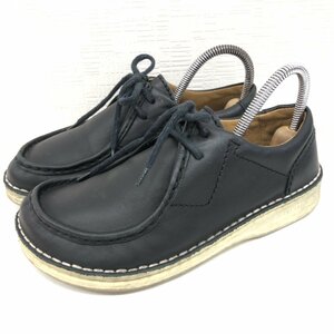 ●BIRKENSTOCK ビルケンシュトック パサデナ 本革 レザーシューズ 22.5cm 黒 ブラック スムースレザー レースアップ ブーツ レディース