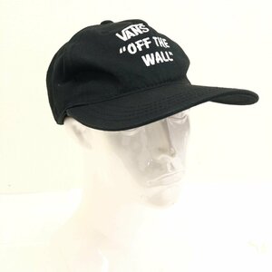 DELUXE×VANS CAP デラックス バンズ 定価7,700円 ロゴ刺繍 ベースボールキャップ F 黒 ブラック 野球帽 スナップバック 帽子 メンズ