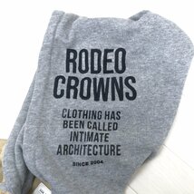 ●RODEO CROWNS ロデオクラウンズ ロゴ刺繍 フーディ ゆったり シャツ ワンピース F ベージュ 長袖 チュニック 国内正規品 レディース_画像5