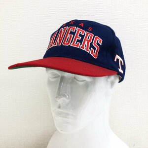 90's STARTER スターター テキサスレンジャーズ ベースボールキャップ F スナップバック 野球帽 野球 MLB 古着 ヴィンテージ 帽子