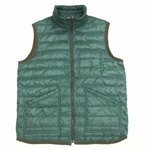 ●AIGLE エーグル THERMO KIT J ダウン ベスト M 緑 グリーン アウトドア 登山 キャンプ 釣り 国内正規品 メンズ 紳士