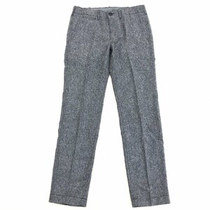 ●MEN’S BIGI メンズビギ スリム テーパード ウール パンツ 02(M) w82 グレー 国内正規品 メンズ 紳士