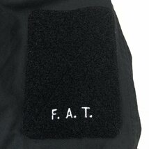 ◆FAT エフエーティー ロゴパッチ フーデット ジャケット FAT(XL) 黒 ブラック ブルゾン ストリート HIP-HOP 特大 大きいサイズ 2L LL_画像4