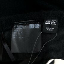 ●新品 UNIQLO ユニクロ 定価2,990円+税 スフレヤーン フレアスカート L 黒 ブラック ニット ボリュームスカート ミモレ丈 女性用 未使用_画像3