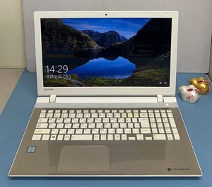 中古ノートパソコン★Windows10★toshiba Core i7-6500U/@2.59GHz/8GB/SSD 128GB/15インチ以上★