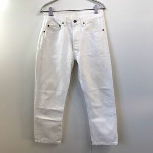 J1-112912T 【USA製】90s Levis 501 0651 W32 L32 ホワイトデニム 白デニム ボトム ボトムス パンツ ジーパン リーバイス