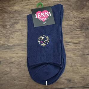 新品JENNI love エンブレム紺色靴下 卒業式入学式通学発表会フォーマル