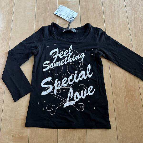 新品ラブフォーエタニティ ドクロステッチ刺繍長袖TシャツロンT2940円120 チャビーギャング ヒスミニ 長袖カットソー