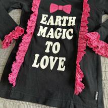 アースマジック EARTHMAGICレースサスペンダーロンT長袖Tシャツ110 長袖 カットソー　トップス　8295円_画像3