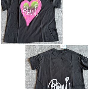 新品RONIロニィ スプレープリントゆるBIG半袖Tシャツ110黒 5390円 女の子 キッズ 子供服