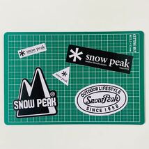 ステッカー アウトドア シール スノーピーク 20枚 snow peak #1 防水 防水ステッカー バイク工具 キャリーバッグ_画像6