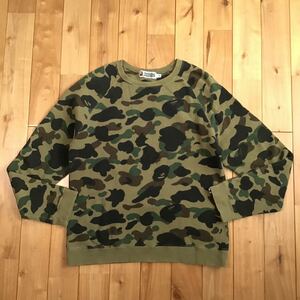 1st camo green サーマル 長袖 Tシャツ Mサイズ a bathing ape BAPE エイプ ベイプ アベイシングエイプ 迷彩 NIGO w329