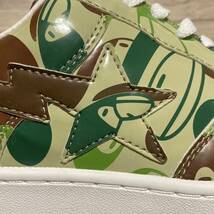 ★未使用品★ BAPESTA エナメル スニーカー 28.5cm Milo camo a bathing ape BAPE STA shoes sneakers エイプ ベイプ マイロ ベイプスタ z6_画像7