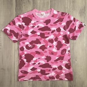 Pink camo サーマル Tシャツ Mサイズ a bathing ape BAPE camo エイプ ベイプ アベイシングエイプ NIGO ピンク 迷彩 ピンクカモ w1