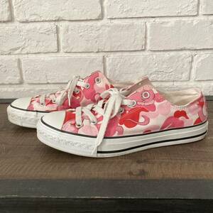 ★激レア★ KAWS × BAPE スニーカー 25cm a bathing ape sta sneakers カウズ エイプ ベイプ bendy ABC camo pink 迷彩 NIGO w25