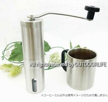 【送料込】粗挽,中挽,細挽調整可能！手挽きコンパクトコーヒーミル アウトドアコーヒーミル　携帯コーヒーミル ハワイコナ コロンビア_画像1