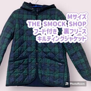 Mサイズ　THE SMOCK SHOP 裏フリース キルティングジャケット 防寒着