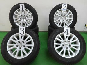 4本 トヨタ マークX 130系 純正 16インチ 7J +40 5H PCD114.3 スタッドレス ヨコハマ アイスガード IG60 215/60R16 カムリ クラウン 平面座