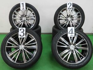 4本 ｗeds レオニス FY 17インチ 6.5J +53 5H 114.3 ラジアル ブリヂストン PlayZ PX-RV 205/50R17 トヨタ ノア ヴォクシー エスクァイア