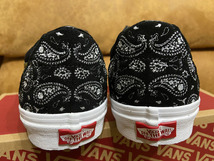 新品 VANS SK8-LOW ペイズリー柄 PAISLEY SUEDE BLACK 27.5センチ USA企画 完売品_画像3