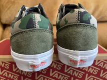 新品 VANS OLD SKOOL/オールドスクール CAMO 迷彩柄 OLIVE 27.5センチ USA企画 完売品_画像3