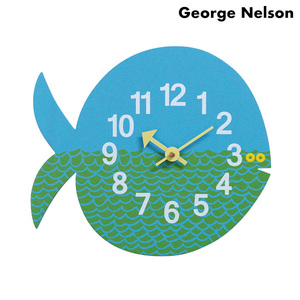 ジョージ ネルソン 掛時計 ズー タイム クロック フィッシュ 魚 GN902 George Nelson