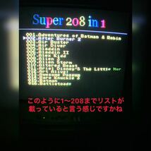 208ゲームタイトル内蔵　メガドライブミニ風　ゲーム機_画像10