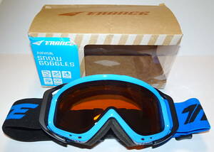 ジュニア スキー スノボ ゴーグル TRANCE スノーゴーグル　くもり止め加工ダブルレンズ　UVカット　メガネの上からOK　トランス