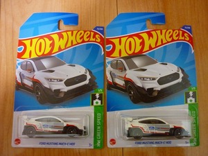 ホットウィール HotWheels　HW　FORD　MUSTANG　MACH-E　1400　フォード　2台