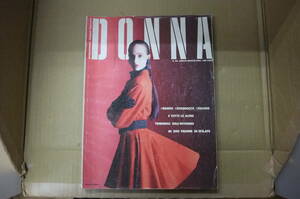 Bｂ2298-b　本　DONNA No.66　1986年7／8月号　ドンナ　アルマーニ　マックスマーラ