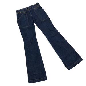 B335 Italy made DOLCE&GABBANA Dolce & Gabbana Denim pants G bread jeans trousers bottoms cotton 100% indigo lady's 40