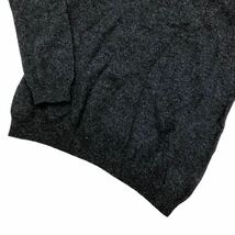 NS097 UNIQLO ユニクロ カシミヤ100% ニットセーター ニット セーター トップス カシミア cashmere レディース M チャコールグレー_画像3