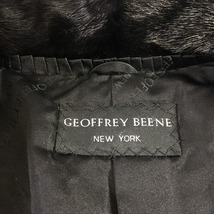 GEOFFREY BEENE ジェフリービーン ショート丈 ミンクファーコート M～L 黒 超美品 16_画像5