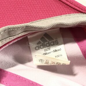 adidas アディダス ゴルフキャップ レディース ピンク 美品の画像7