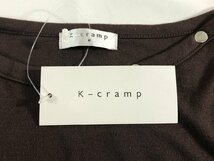 新品 K-Cramp レディース フレンチ袖 カットソー M こげ茶_画像4