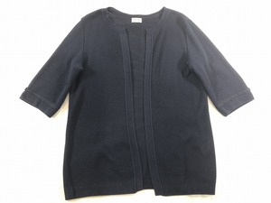 #[Roberta di Camerino] Roberta *ti* turtle Lee no/7 minute sleeve low b cardigan /9[M~L] black { beautiful goods }