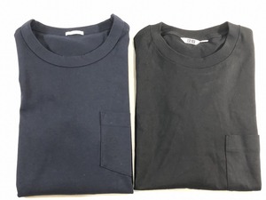 ■ユニクロとGU《美品》オーバーサイズ半袖Tシャツ2枚set/L/紺黒