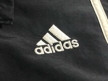 美品 アディダス adidas ハーフパンツ ショートパンツ 0 L 黒 ラインパンツ ポリエステル素材 メンズ_画像4