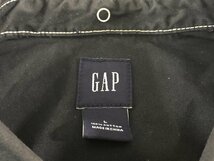 GAP ギャップ メンズ 長袖 ジャケット L 黒X白 美品_画像6