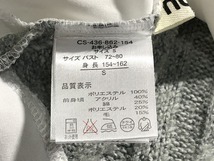 DIVIDED H＆M nusy 2分袖 ボーダーワンピース 長袖 2wayシャツ 2点セット S 36 白黒 白灰 美品_画像9