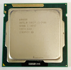 【中古パーツ】複数購入可 CPU Intel Core i5 2400 3.10GHzTB 3.4GHz SR00Q Socket LGA1155 4コア4スレッド 動作品 デスクトップ用