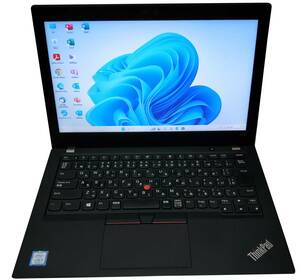 ★【驚速 LENOVO X280 i3-8130U 2.2GHz x4+4GB+SSD256GB 12.5インチノートPC】Win11+Office2021 Pro/HDMI/WDBカメラ■D111153