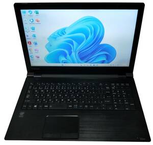 ★【驚速 TOSHIBA B35/Y i5-5200U 2.20GHz x4+8GB+SSD256GB 15.6インチノートPC】Win11+Office2021 Pro/HDMI/WEBカメラ■D111646