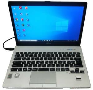 ★【驚速　FUJITSU S935/K i5-5300U 2.30GHz x4+6GB+SSD256GB 13.3インチノートPC】Win10+Office2021 Pro/WEBカメラ■D110307