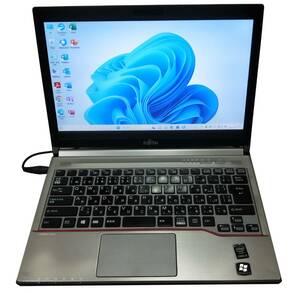 ★【驚速 FUJITSU E734/K i5-4310M 2.70GHz x4+8GB+SSD256GB 13.3インチノートPC】Win11+Office2021/HDMI/USB3.0■D112365